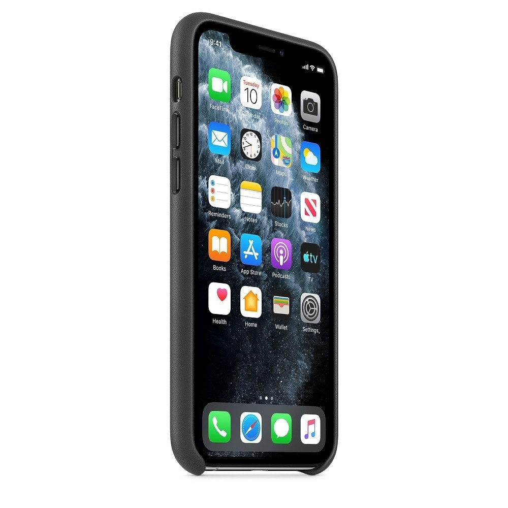 Official Apple Δερμάτινη Θήκη iPhone 11 Pro - Black (MWYE2ZM/A)