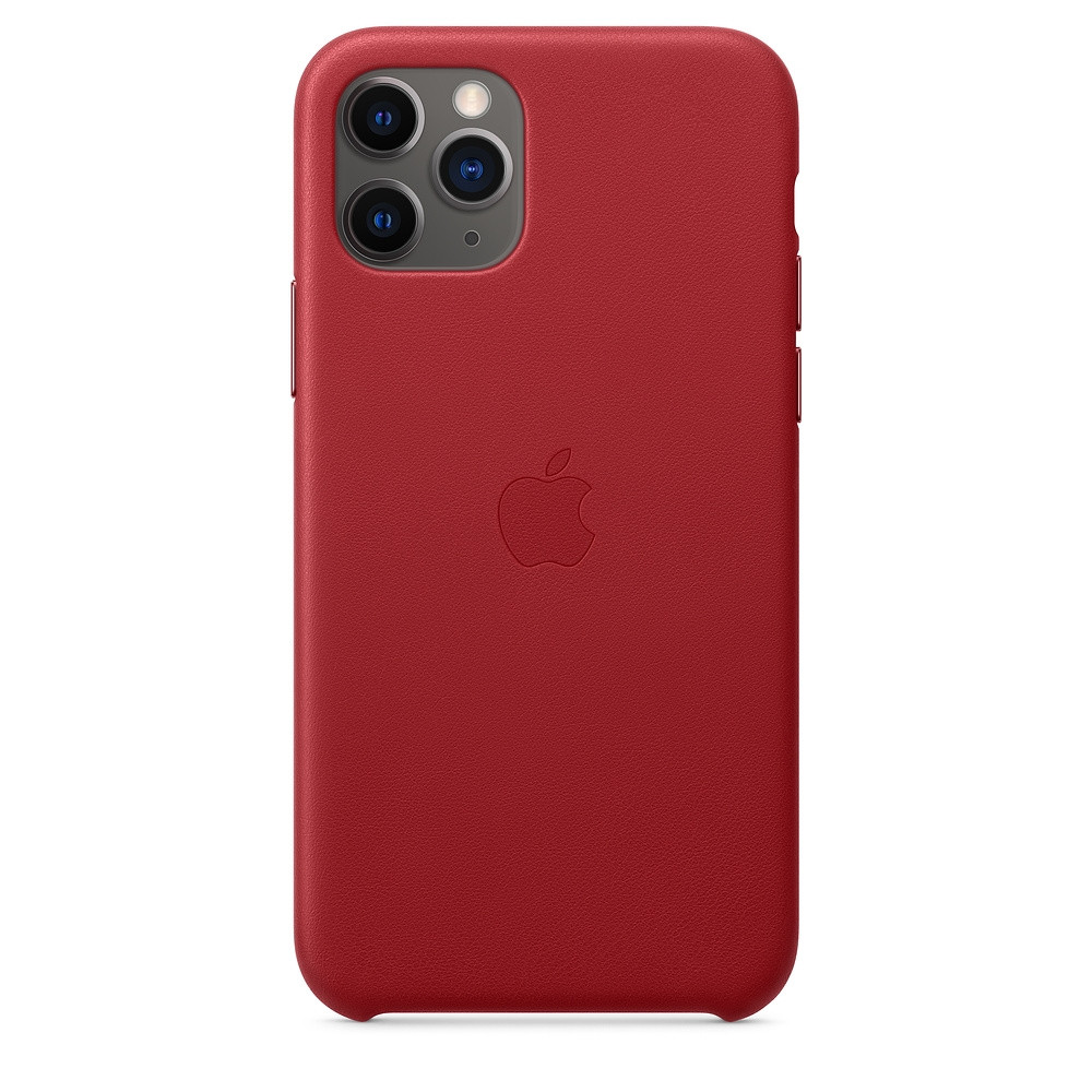 Official Apple Δερμάτινη Θήκη iPhone 11 Pro - Red (MWYF2ZM/A)
