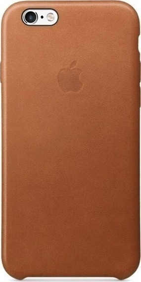 Official Apple Leather Case - Δερμάτινη Θήκη Apple iPhone 6S / 6 - Saddle Brown (MKXT2ZM/A)