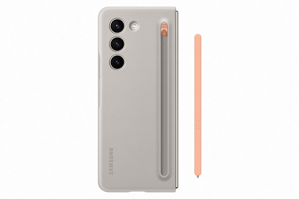 Official Samsung Slim S-Pen - Σκληρή Θήκη Samsung Galaxy Z Fold5 με S Pen - Sand (EF-OF94PCUEGWW)