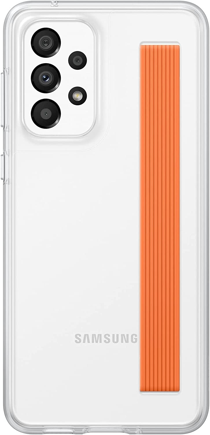 Official Samsung Slim Strap Cover - Διάφανη Σκληρή Θήκη Samsung Galaxy Α33 5G - Transparent (EF-XA336CTEGWW)