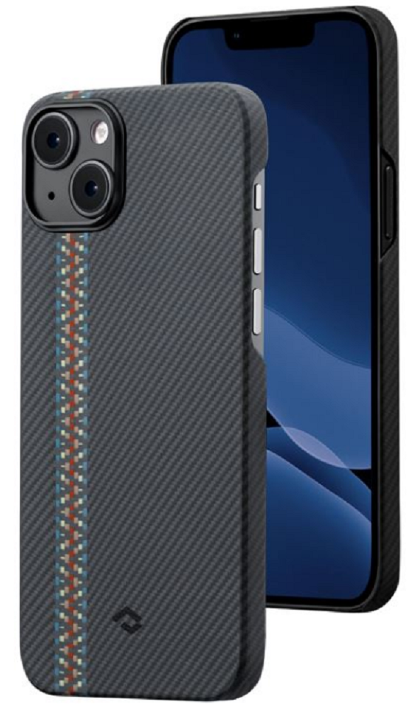 Pitaka Fusion Weaving MagEZ Case 3 - MagSafe Θήκη Aramid Fiber Body Apple iPhone 14 Plus - 0.95mm - 600D - Rhapsody (FR1401M)