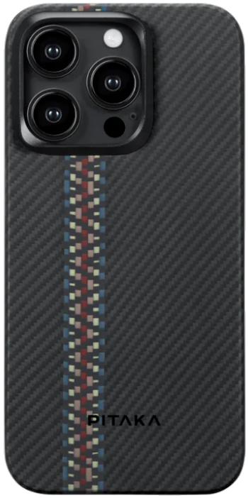Pitaka Fusion Weaving MagEZ Case 4 - MagSafe Θήκη Aramid Fiber Body Apple iPhone 15 Pro - 0.95mm - 600D - Overture (FO1501P)