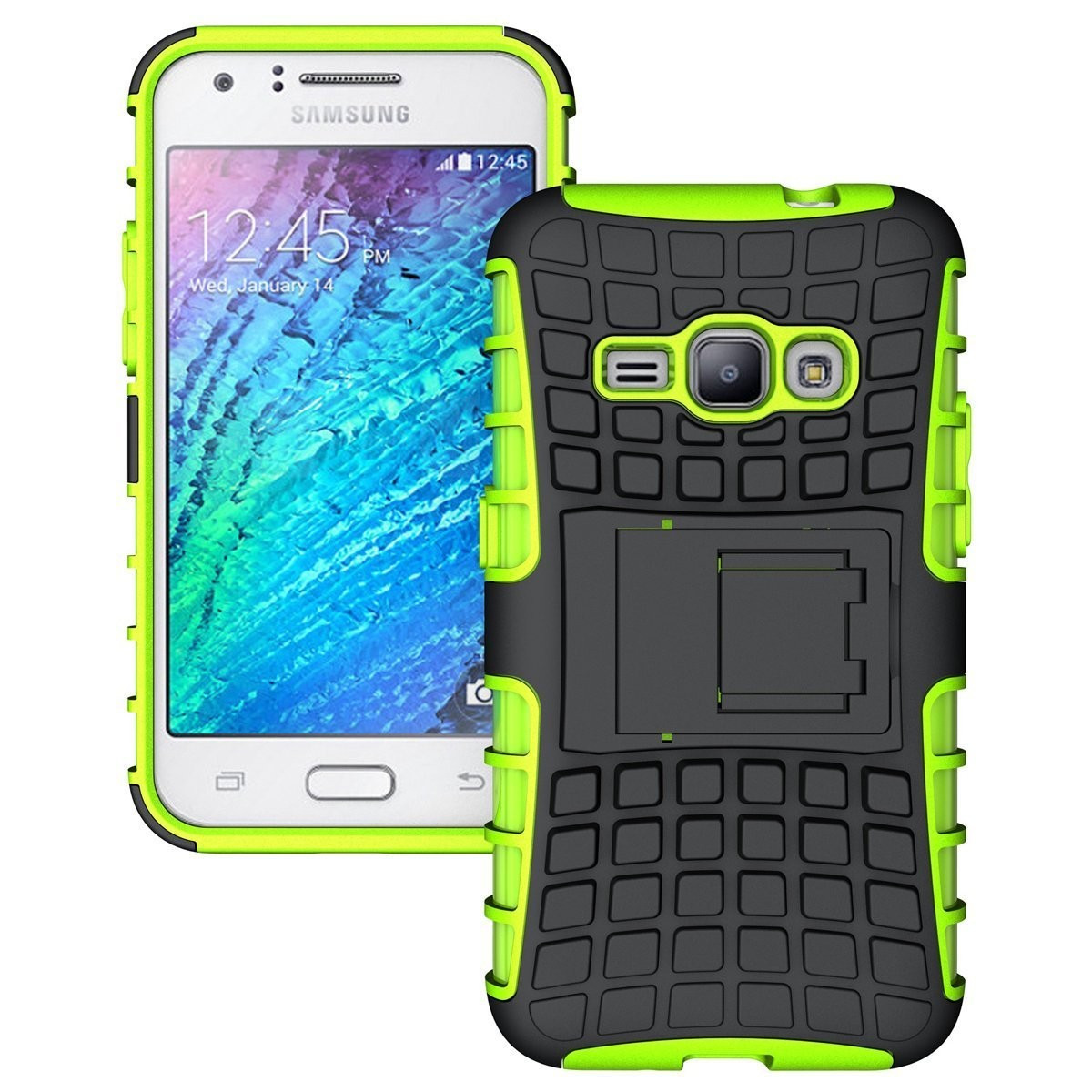 ΑνθεκτΠράσινη Θήκη Samsung Galaxy J1 (2016)