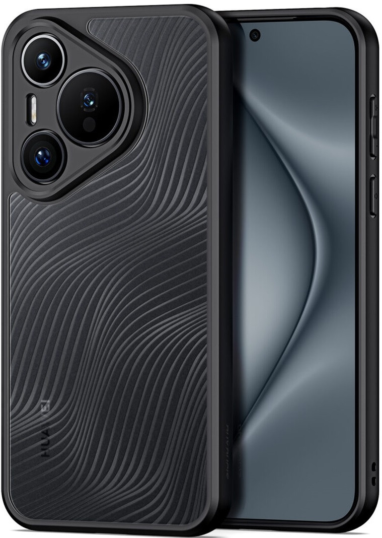 Premium Ημιδιάφανη Σκληρή Θήκη - Huawei Pura 70 - DuxDucis Aimo Series - Black (6934913010464)
