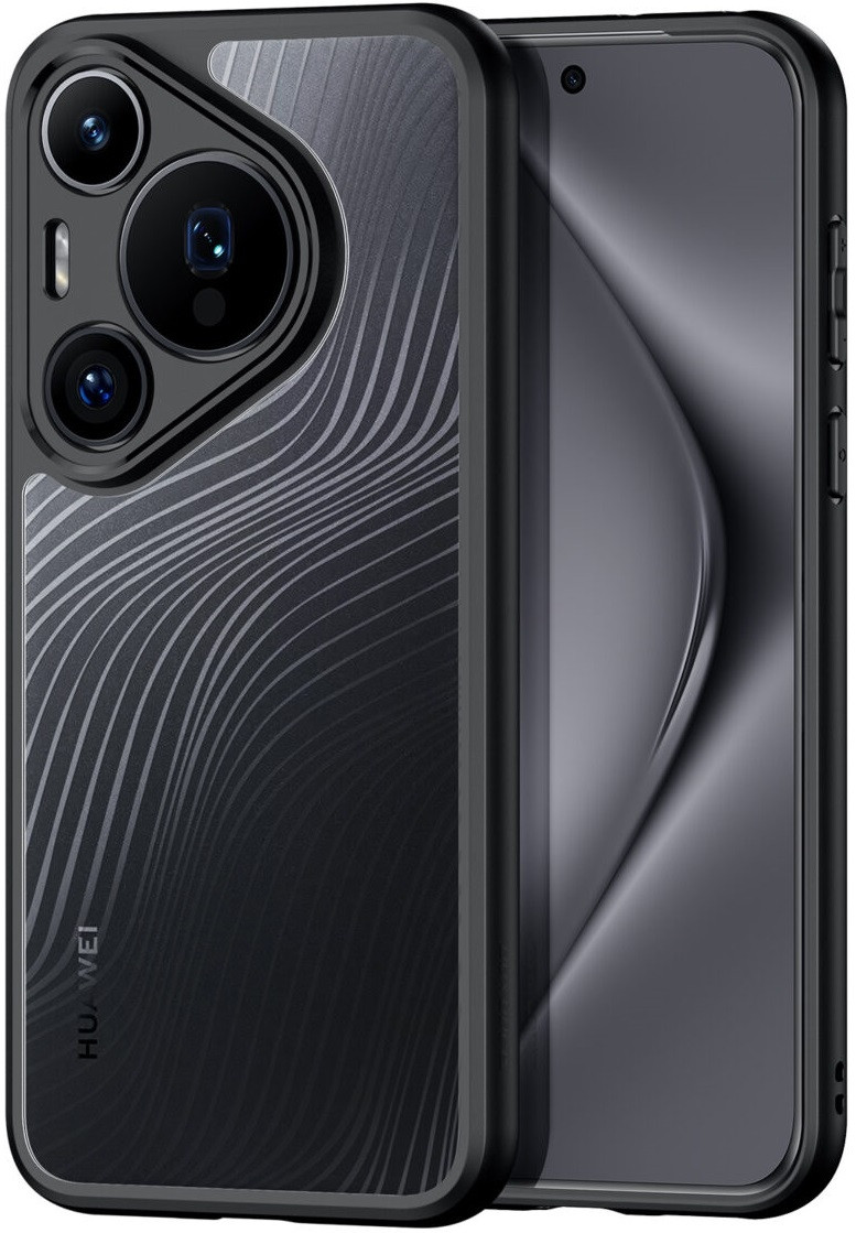 Premium Ημιδιάφανη Σκληρή Θήκη - Huawei Pura 70 Pro / Pura 70 Pro Plus - DuxDucis Aimo Series - Black (6934913010471)