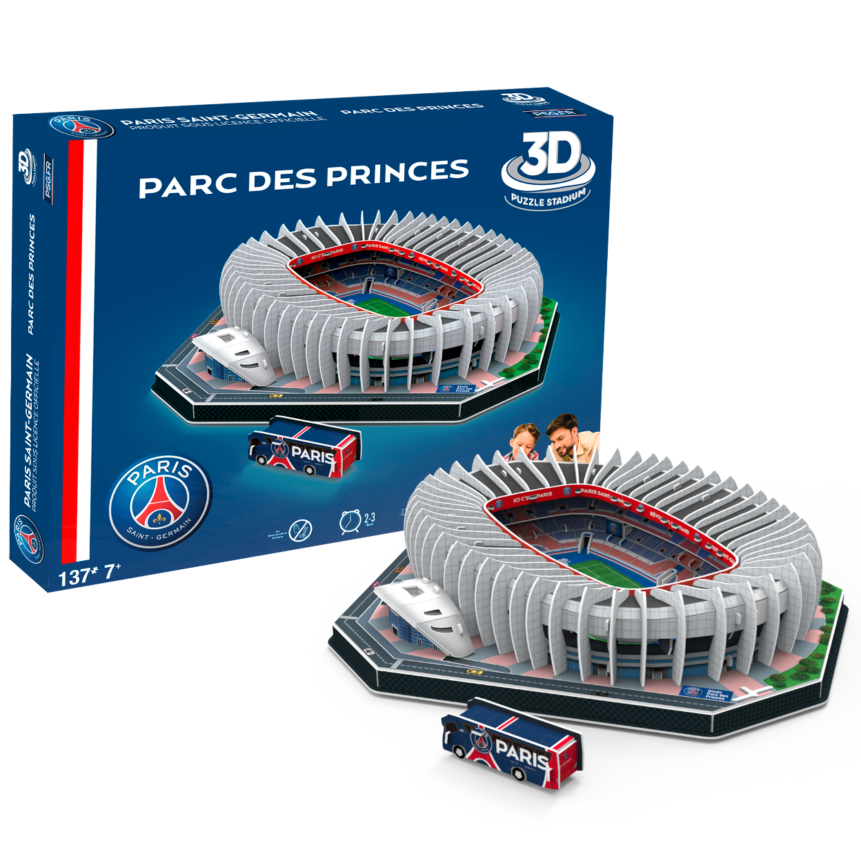 3D Puzzle Γήπεδο PSG- Parc Des Princes 137 τμχ - (100-100-978)