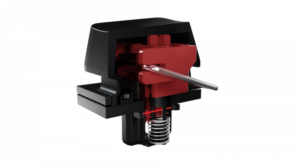 Razer HUNTSMAN MINI MERCURY ED. - 60% Linear Red Opto Mechanical Switch Gaming Keyboard - US Layout