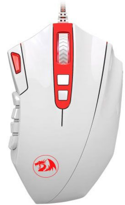 Redragon Perdition2 Gaming Mouse - Ενσύρματο LED RGB Gaming Ποντίκι - White (M901W)