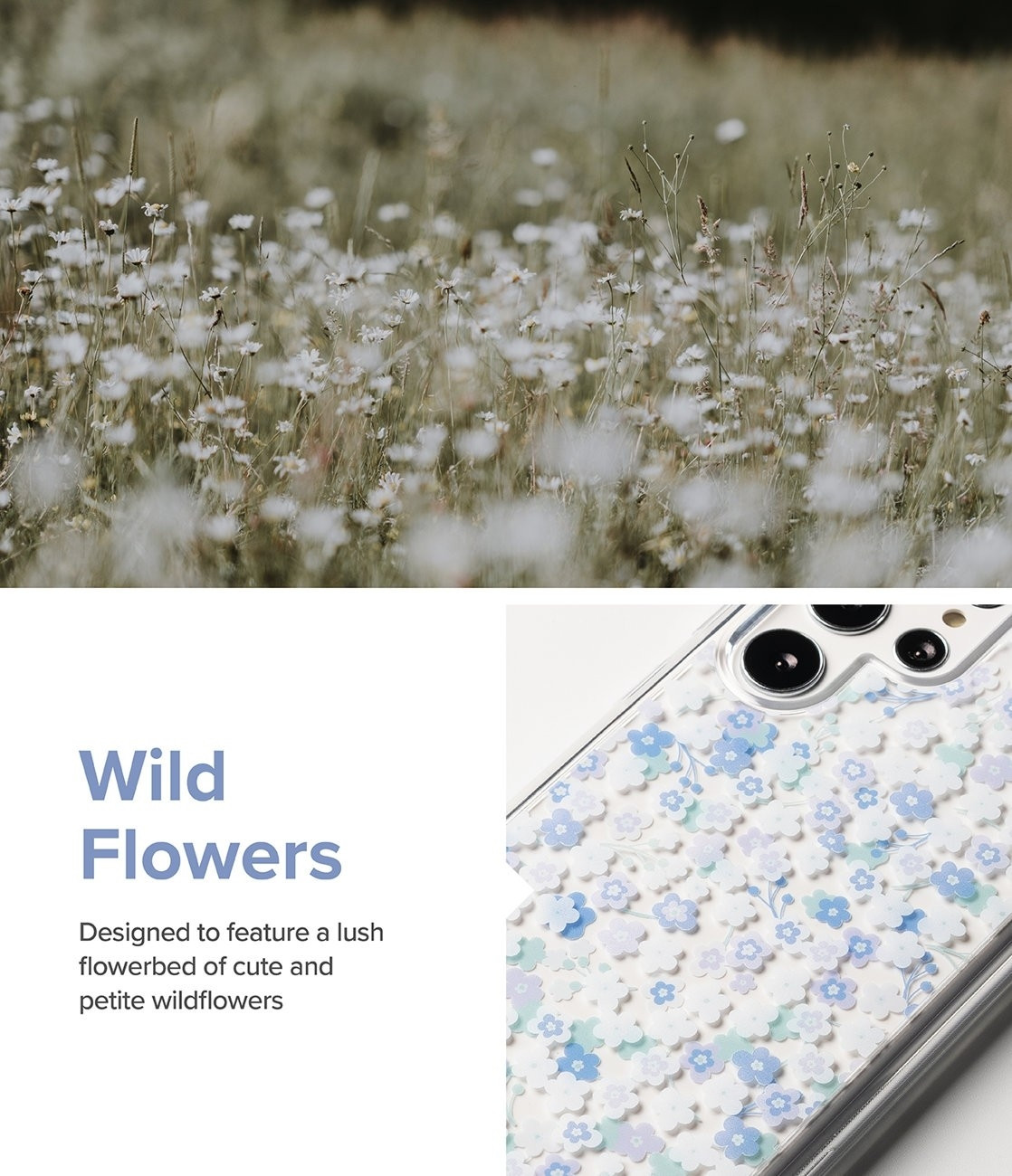 Ringke Fusion Design Armored - Ανθεκτική Σκληρή Θήκη με TPU Bumper - Samsung Galaxy S22 Ultra 5G - Wild Flowers (8809848204685)