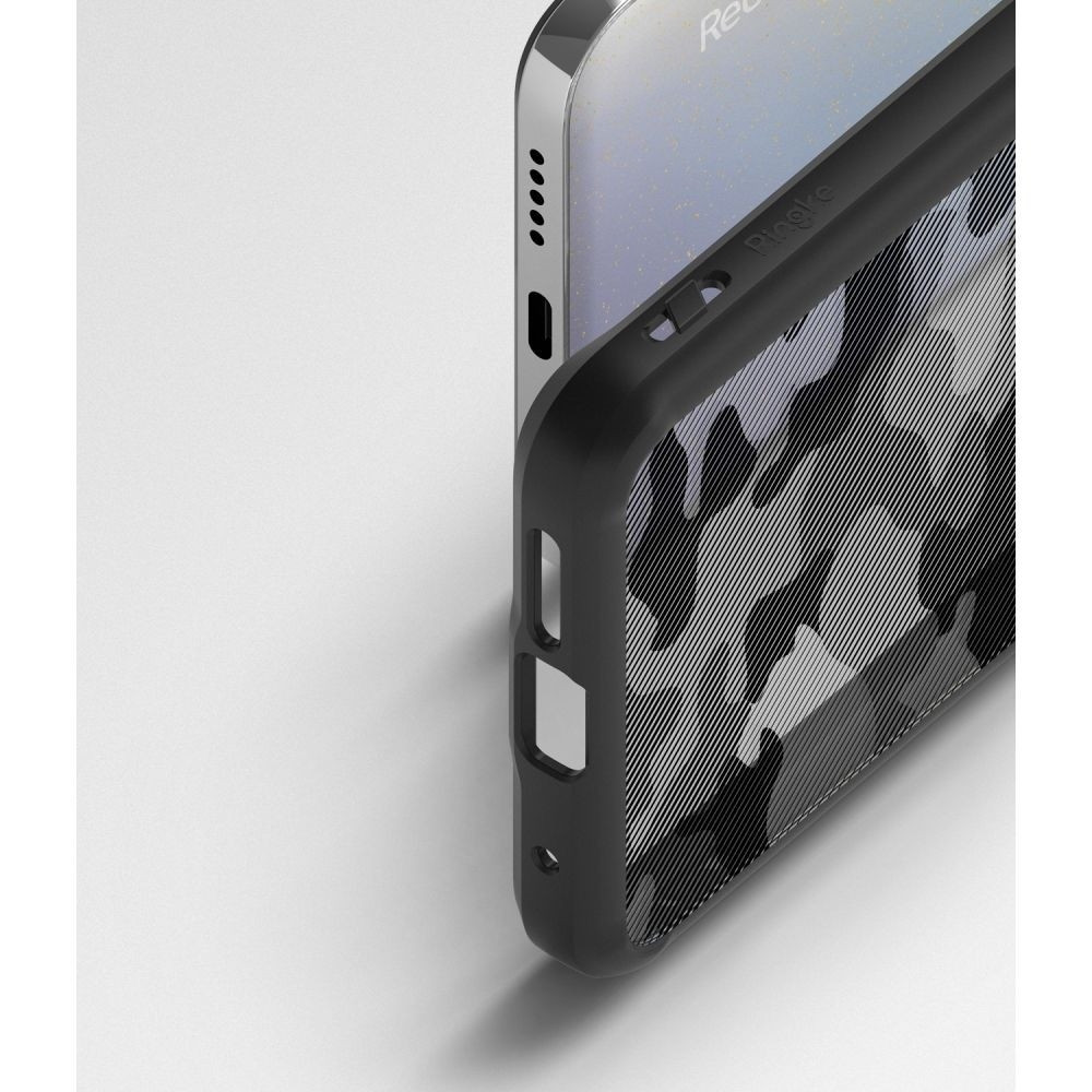 Ringke Fusion Σκληρή Θήκη με TPU Bumper - Xiaomi Redmi Note 11 / 11S - Matte Camo Black (8809848208997)