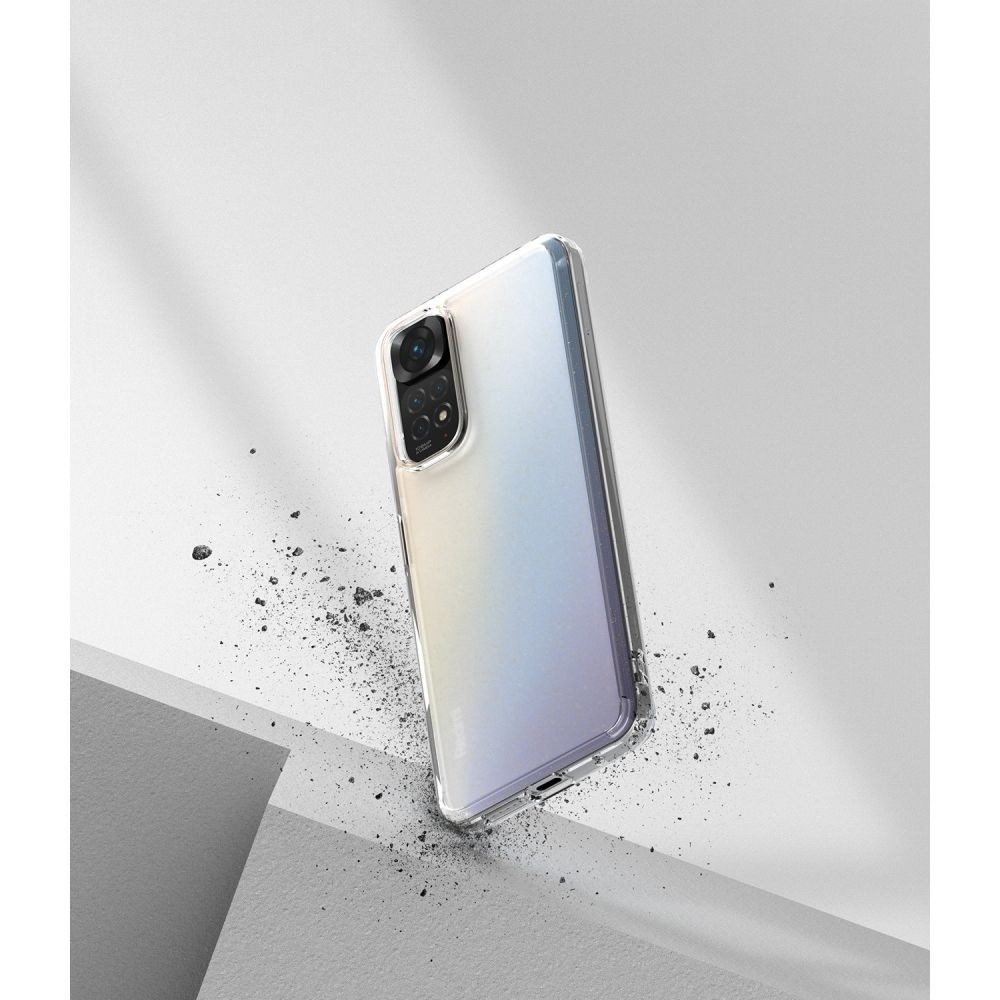 Ringke Fusion Σκληρή Θήκη με TPU Bumper - Xiaomi Redmi Note 11 / 11S - Matte Clear (8809848208966)