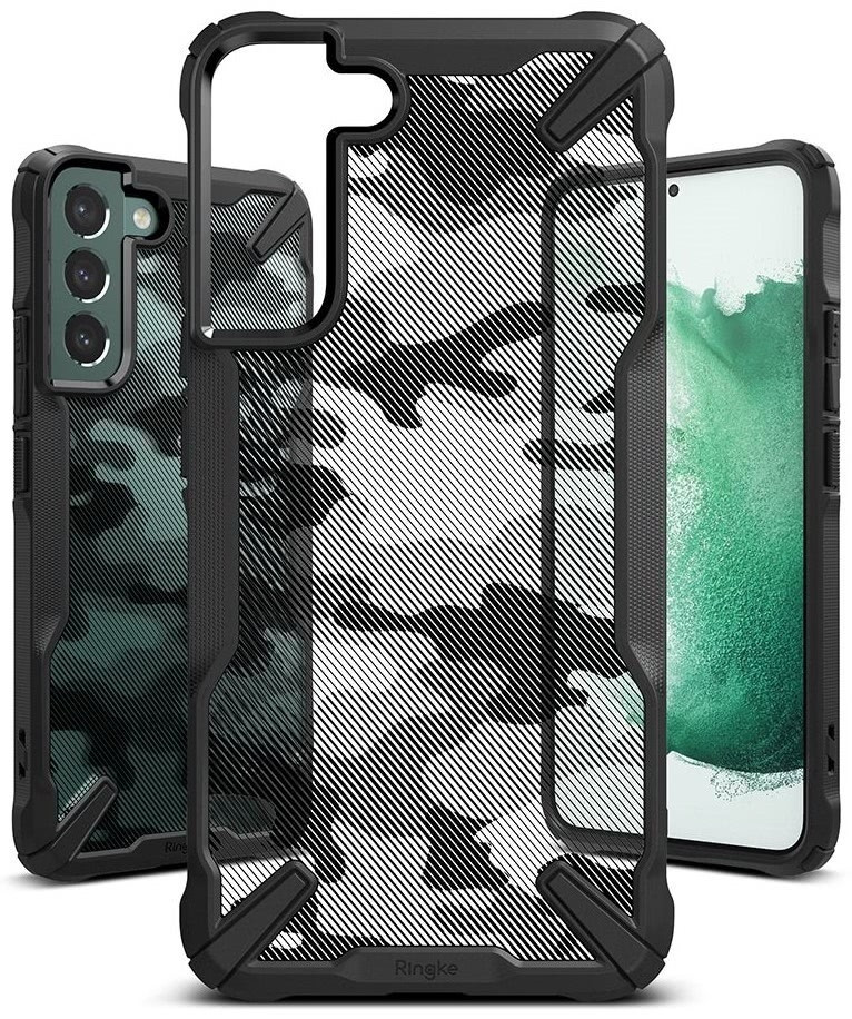 Ringke Fusion X Θήκη - Samsung Galaxy S22 Plus 5G - Camo Black (96976)