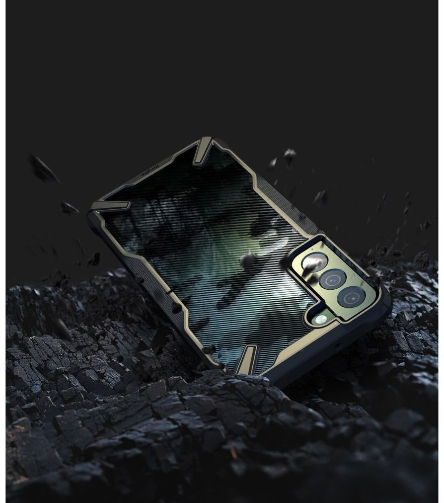 Ringke Fusion X Θήκη - Samsung Galaxy S22 Plus 5G - Camo Black (96976)