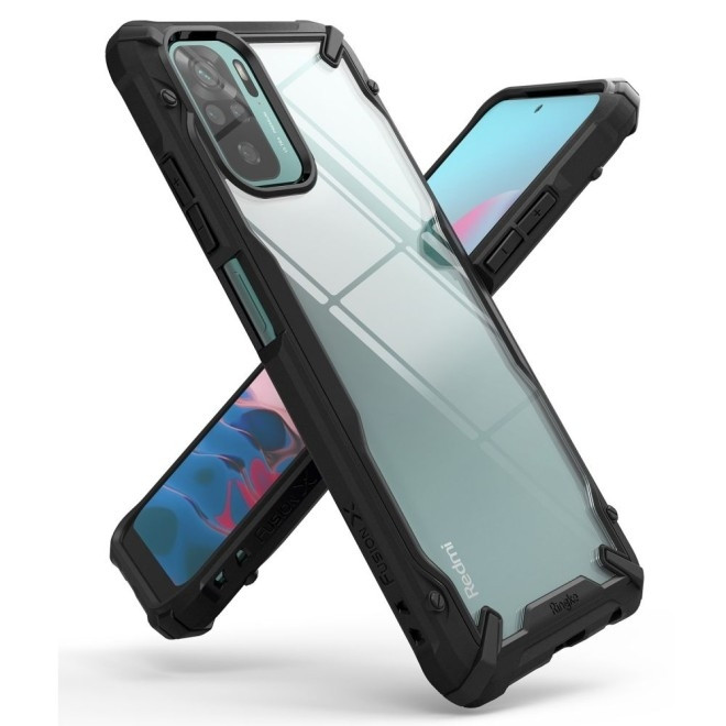 Ringke Fusion X Θήκη Xiaomi Redmi Note 10 / Note 10S - Black (8809785457342)