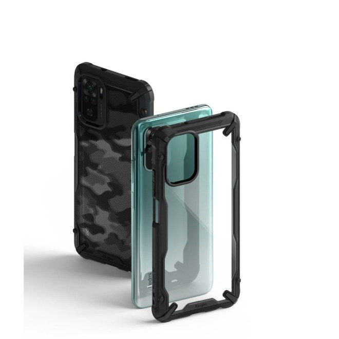 Ringke Fusion X Θήκη Xiaomi Redmi Note 10 / Note 10S - Black (8809785457342)