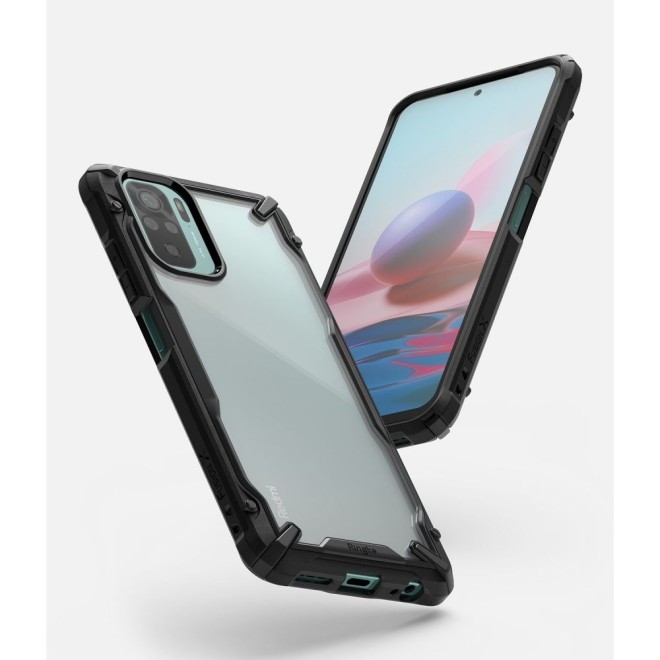 Ringke Fusion X Θήκη Xiaomi Redmi Note 10 / Note 10S - Black (8809785457342)