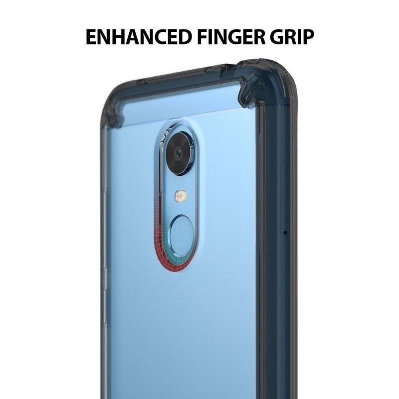 Ringke (Fusion) Θήκη Xiaomi Redmi 5 Plus με TPU Bumper - Smoke Black 