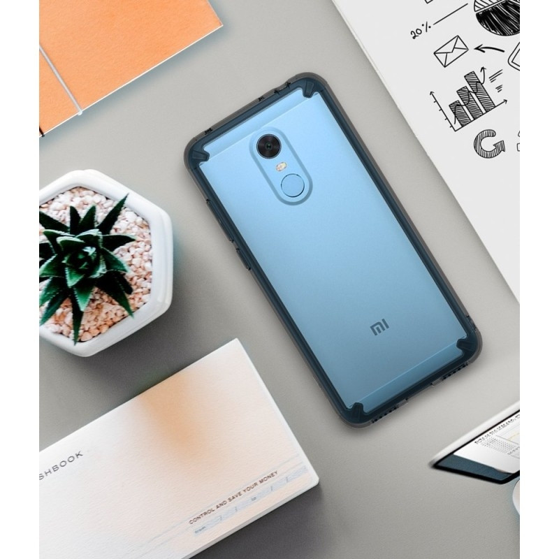 Ringke (Fusion) Θήκη Xiaomi Redmi 5 Plus με TPU Bumper - Smoke Black 