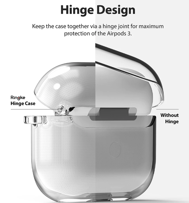 Ringke Hinge Σκληρή Θήκη Apple AirPods 3rd Gen - Clear (97641)