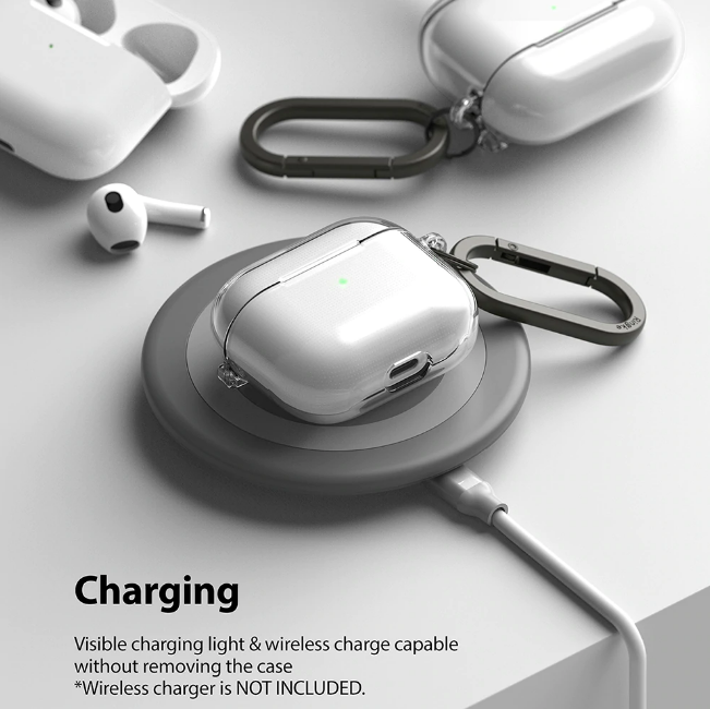 Ringke Hinge Σκληρή Θήκη Apple AirPods 3rd Gen - Clear (97641)