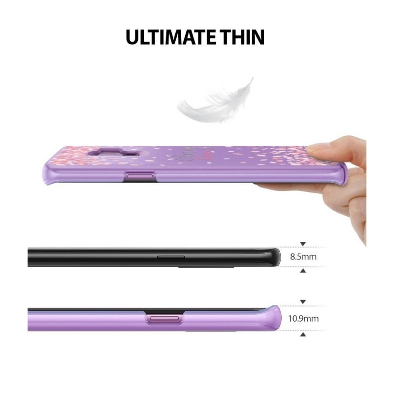 Ringke Slim Cherry Blossom Θήκη Samsung Galaxy S9 - Clear Mist + Strap (13007)