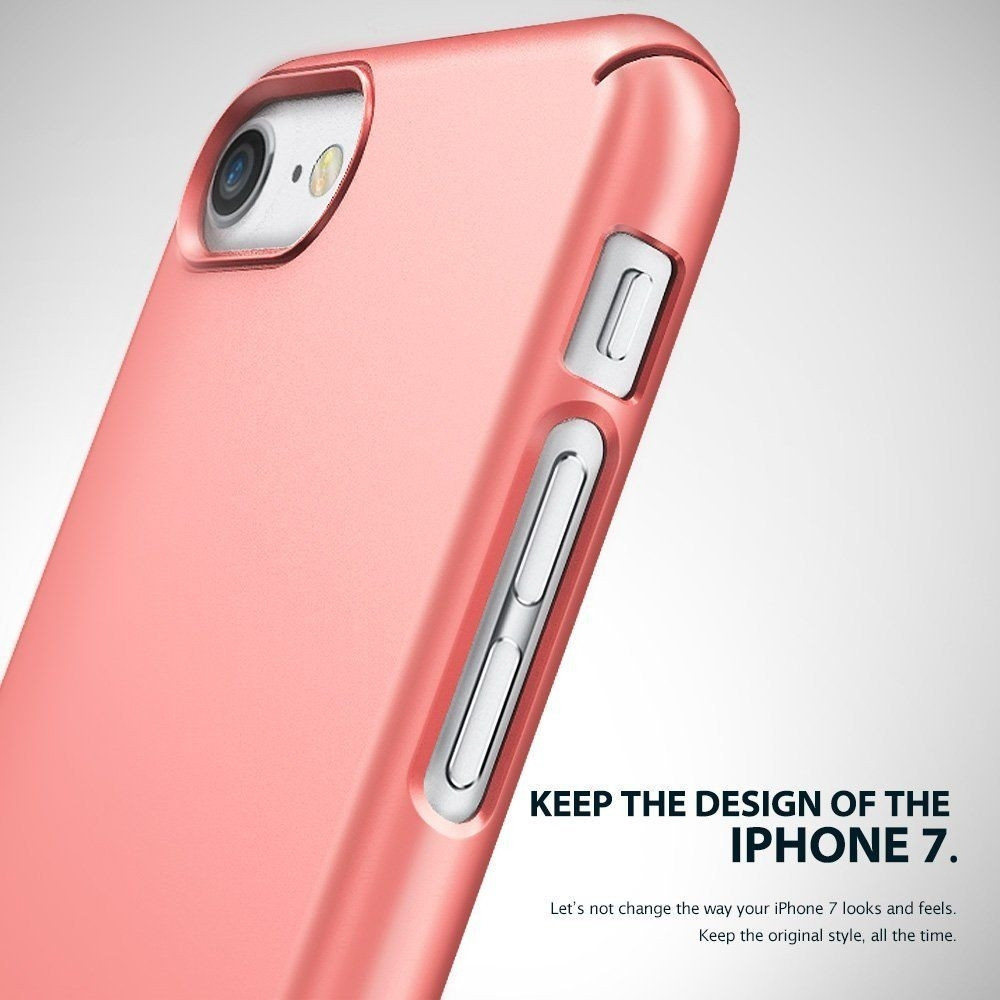 Ringke (Slim) Θήκη Apple iPhone SE 2022 / 2020 / 8 / 7 - Frost Pink (RSL-APIPH7-FP)