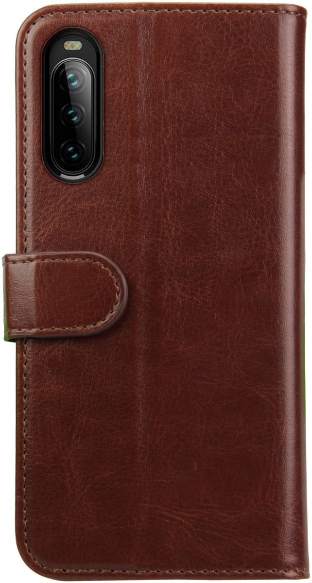 Rosso Element PU Θήκη Πορτοφόλι Sony Xperia 10 III - Brown (89356) 