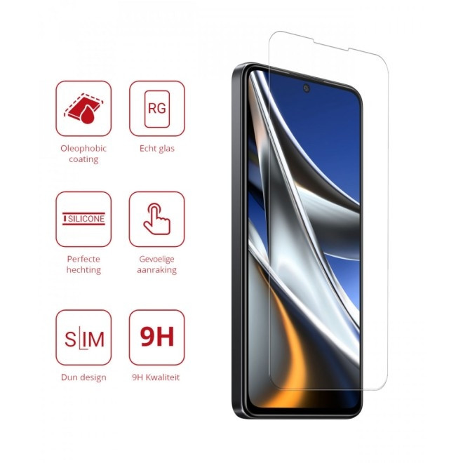 Rosso Tempered Glass - Αντιχαρακτικό Προστατευτικό Γυαλί Οθόνης Xiaomi Poco X4 Pro 5G - Clear (8719246358166)