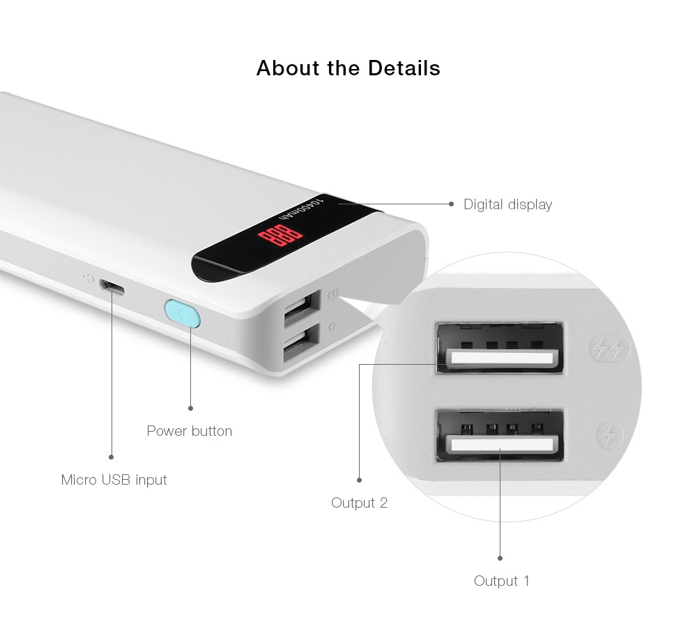 Power Bank Romoss 10400 mAh Sense 4P