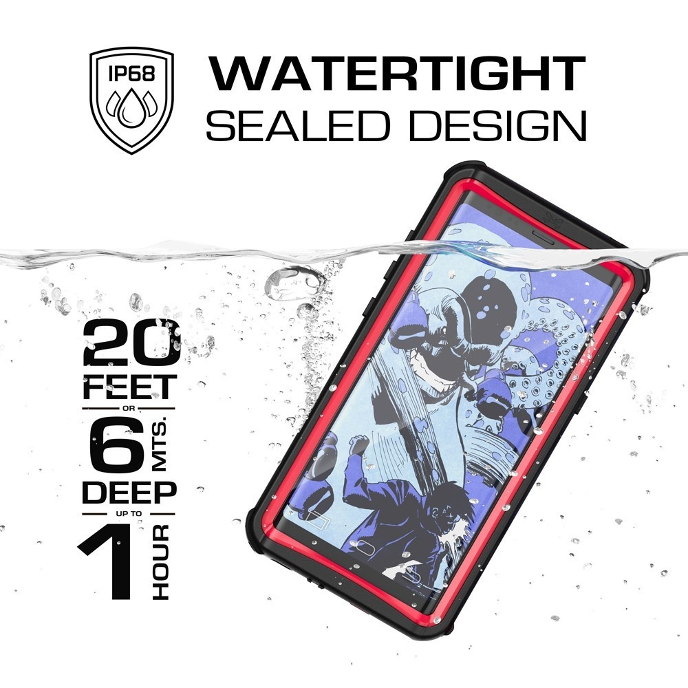 Ghostek Nautical 2 Αδιάβροχη Θήκη Samsung Galaxy Note 8 - Red (CA-GHOCAS904-00) 