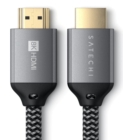 Satechi 8K Ultra High Speed HDMI - Καλώδιο HDMI 4K 120Hz (male) σε Καλώδιο HDMI 8K 60Hz (male) - 200cm (ST-8KHC2MM)