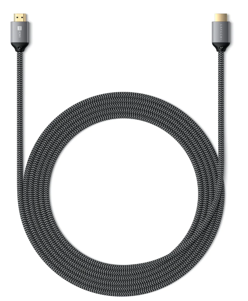 Satechi 8K Ultra High Speed HDMI - Καλώδιο HDMI 4K 120Hz (male) σε Καλώδιο HDMI 8K 60Hz (male) - 200cm (ST-8KHC2MM)