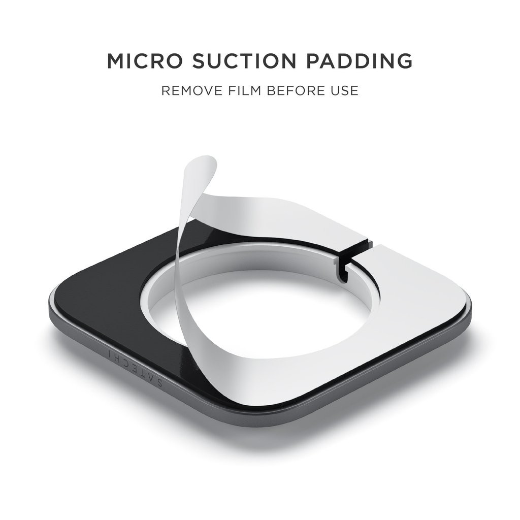 Satechi Aluminum Dock Magsafe - Βάση Αλουμινίου για τον Ασύρματο Φορτιστή MagSafe - Space Gray (ST-AMCCM)