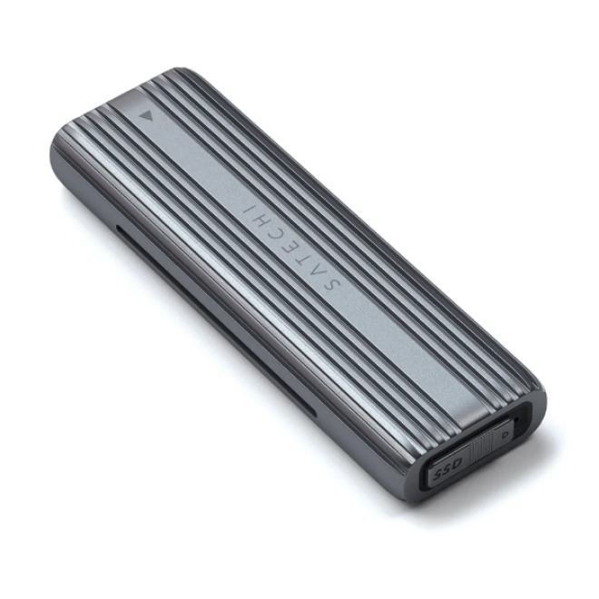 Satechi Αντάπτορας Type-C SSD Enlosure - Με 1 x Θήκη για SSD Μ.2 NVME / SATA Εξωτερικό Σκληρό Δίσκο - 10Gbps (ST-UCNSEM)