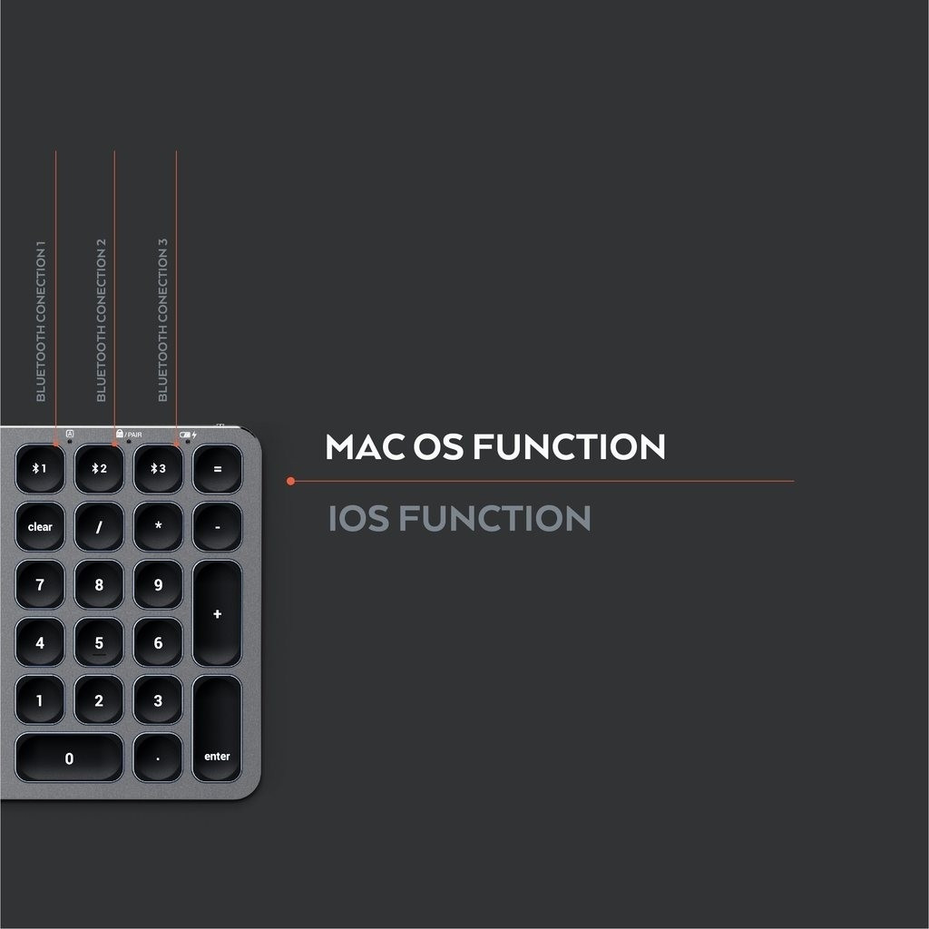 Satechi Compact Backlit Bluetooth Keyboard - Ασύρματο Πληκτρολόγιο - Black (ST-ACBKM)