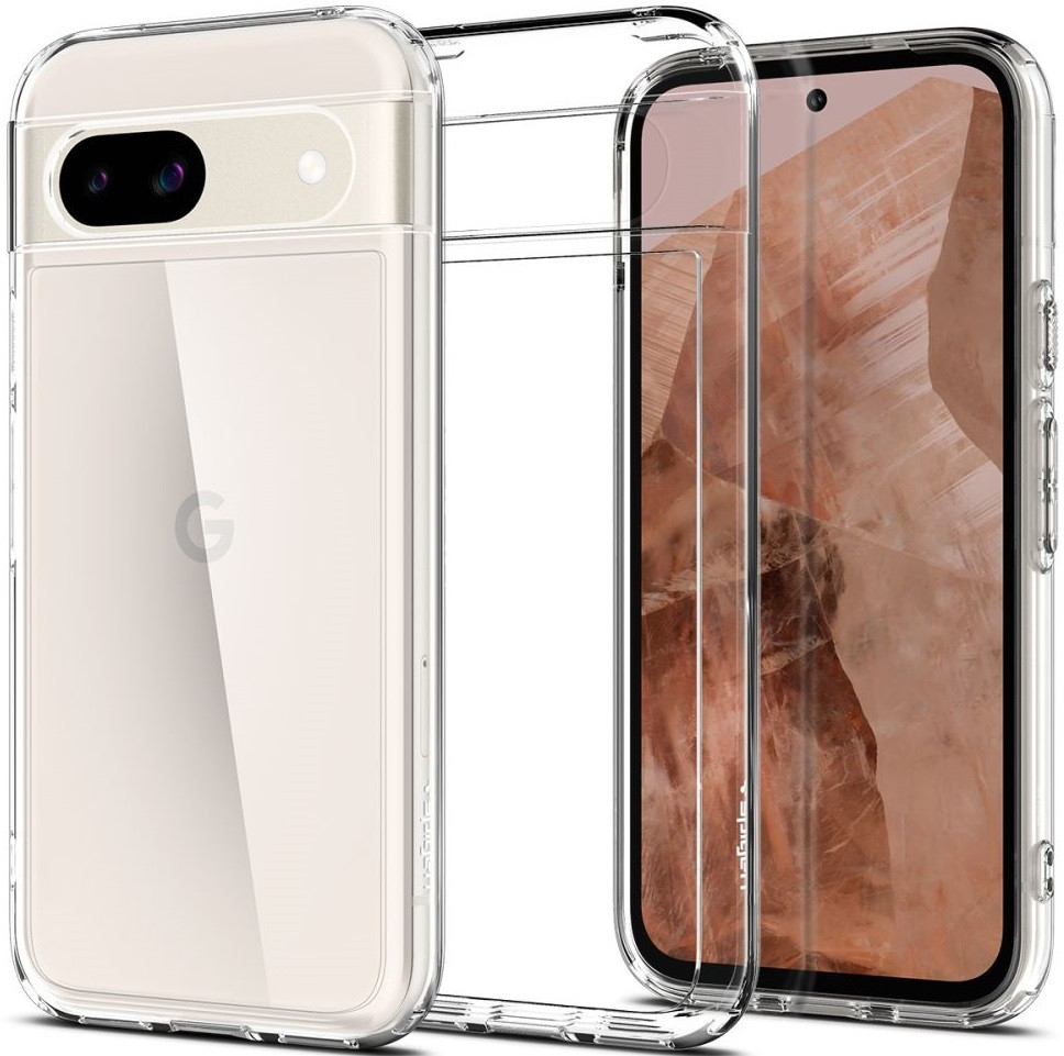 Σκληρή Θήκη - Google Pixel 8a - Spigen Ultra Hybrid - Crystal Clear (ACS07260)