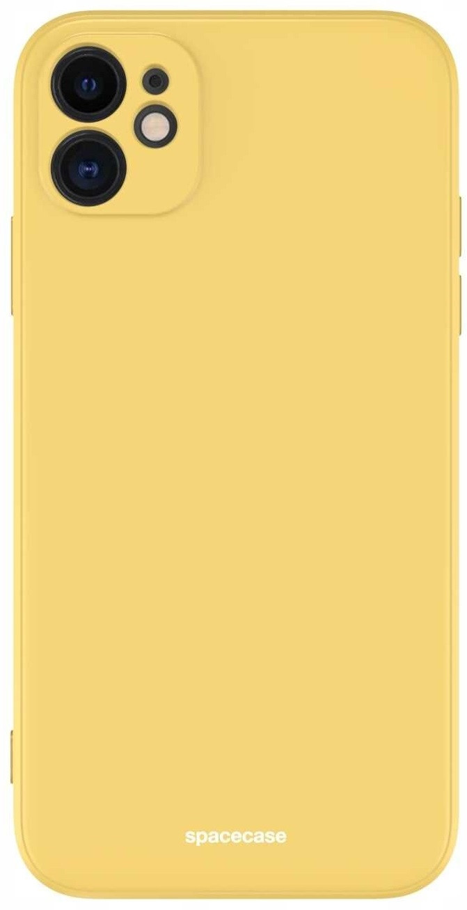 Spacecase Silicone Case - Θήκη Σιλικόνης Apple iPhone 11 - Yellow (5905123440373)