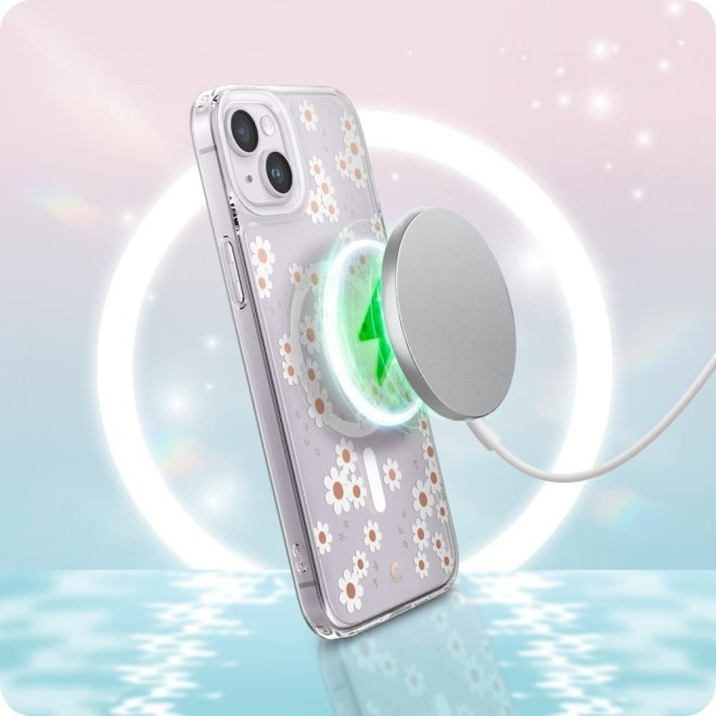 Spigen Cyrill Cecile Θήκη MagSafe - Apple iPhone 14 Plus - White Daisy Mag (ACS04940)