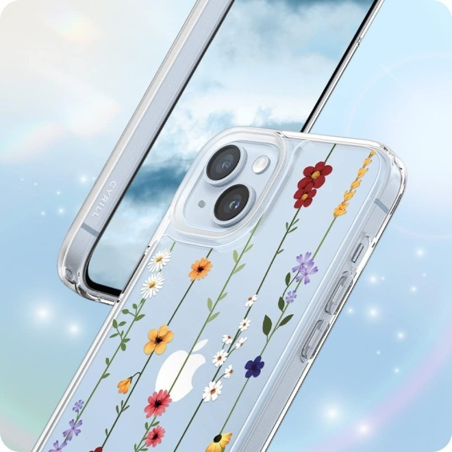 Spigen Cyrill Cecile Θήκη με Λουράκι Χειρός - Apple iPhone 14 - Flower Garden (ACS05088)