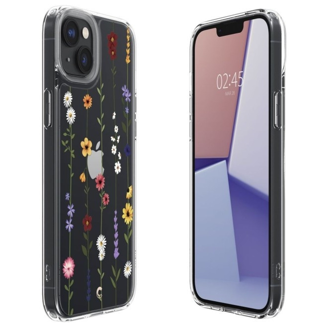Spigen Cyrill Cecile Θήκη με Λουράκι Χειρός - Apple iPhone 14 - Flower Garden (ACS05088)
