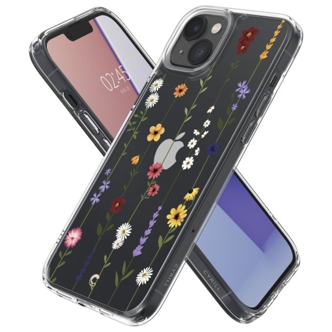 Spigen Cyrill Cecile Θήκη με Λουράκι Χειρός - Apple iPhone 14 - Flower Garden (ACS05088)