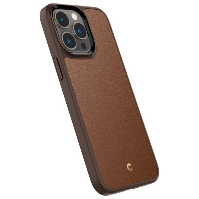 Spigen Cyrill Kajuk Mag Θήκη MagSafe με Λουράκι Χειρός - Apple iPhone 14 Pro Max - Saddle Brown (ACS04881)