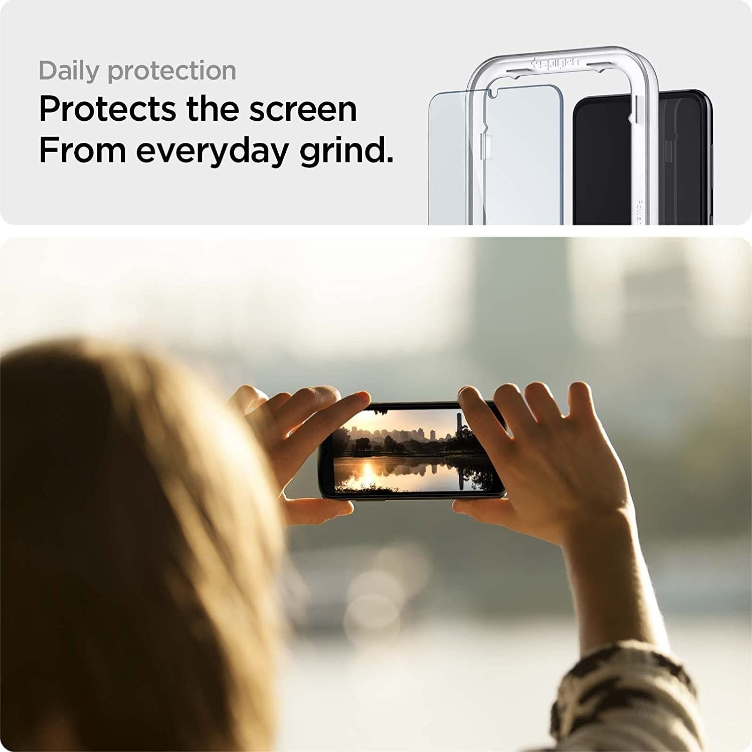Spigen GLAS.tR ALIGNmaster - Αντιχαρακτικό Γυάλινο Tempered Glass Samsung Galaxy A13 5G - Clear - 2 Τεμάχια (AGL04280)