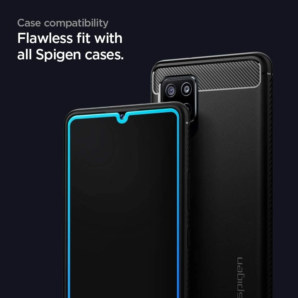 Spigen GLAS.tR Slim Fullface Tempered Glass Samsung Galaxy A42 5G - Black (AGL02305)