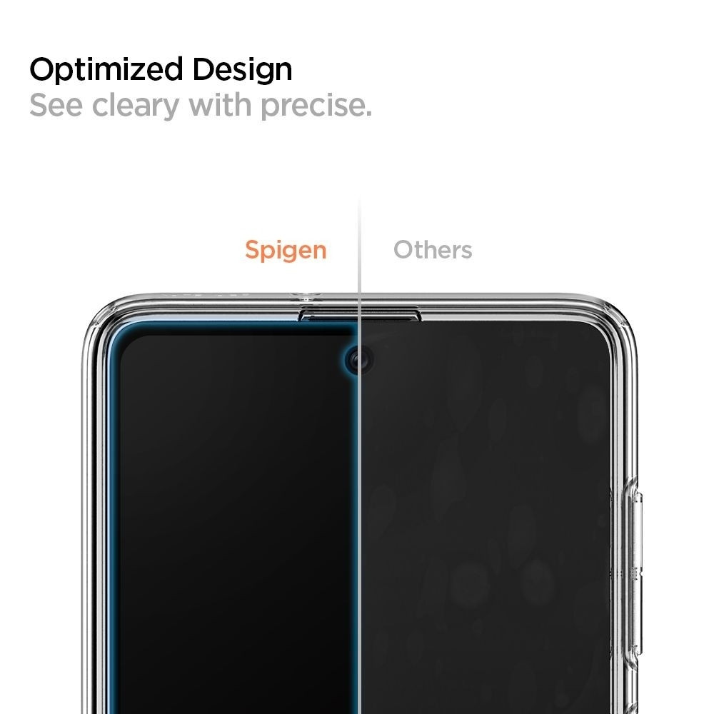 Spigen Fullface Tempered Glass Samsung Galaxy A71 5G GLAS.tR Slim - Black (AGL01049)