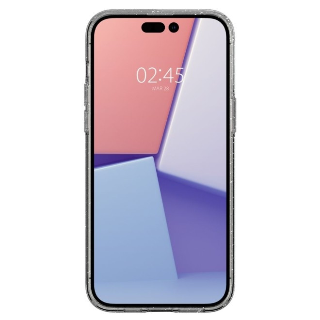 Spigen Liquid Crystal Glitter - Θήκη Σιλικόνης Apple iPhone 14 Pro - Crystal Quartz (ACS04954)