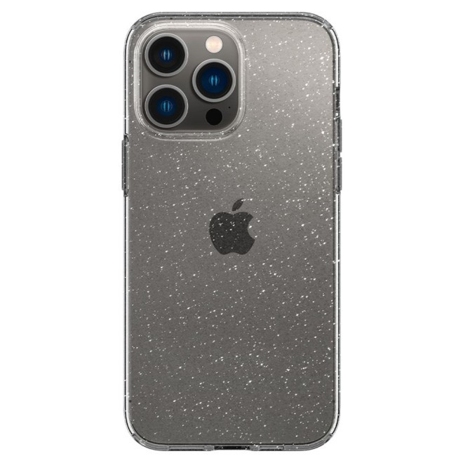 Spigen Liquid Crystal Glitter - Θήκη Σιλικόνης Apple iPhone 14 Pro - Crystal Quartz (ACS04954)
