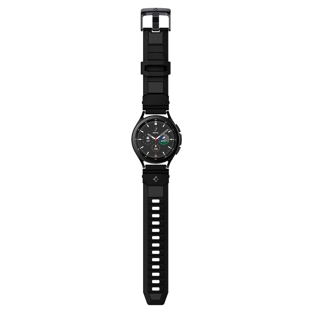 Spigen Rugged Band Λουράκι Σιλικόνης (20mm) Samsung Galaxy Watch 4 / Classic 4 - Matte Black (AMP04031)