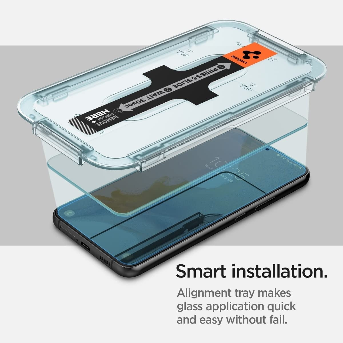 Spigen Tempered Glass GLAS.tR EZ Fit - Αντιχαρακτικό Γυαλί Οθόνης Samsung Galaxy S22 5G - 2 Τεμάχια (AGL04151)
